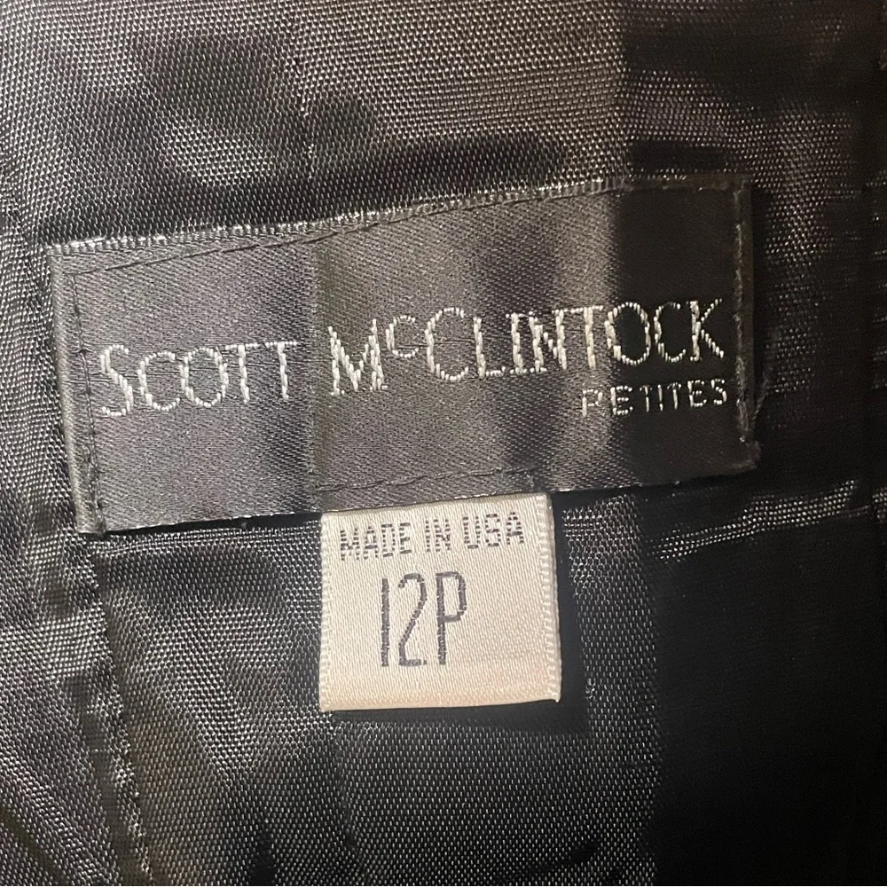 Y2K Scott McClintock Velvet Brocade Corset Top Gothic 6 Renfest Coquette Noir - Picture 6 of 8